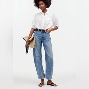 Madewell Barrel Leg Jean- dobbins wash